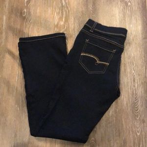 Jordache Bootcut Jeans Dark Blue Size 14